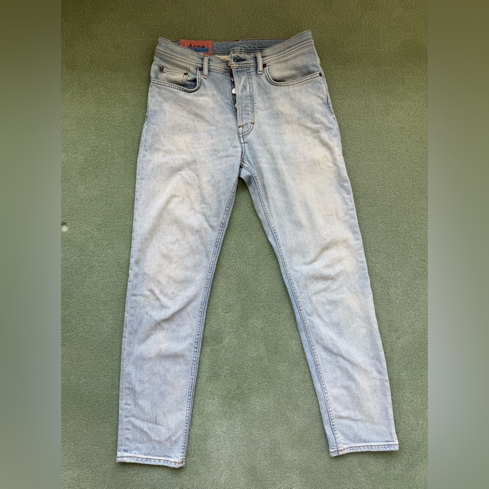 Acne Men's Light Blue Model Slim Jeans